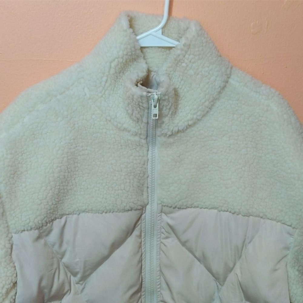 Pretty Little Thing Sherpa Oversized Teddy Jacket Medium - Picture 3 of 8